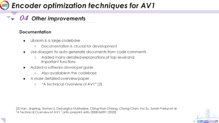 AV1编码器优化技术 