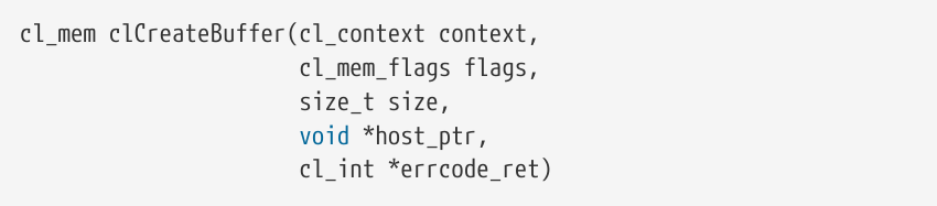 clCreateBuffer clCreateBuffer