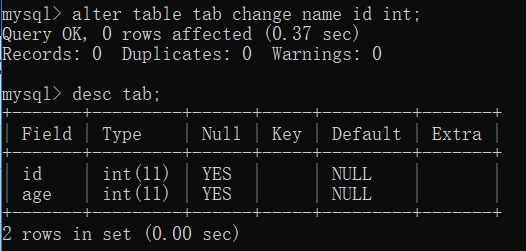 MySQL(1) 