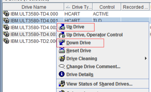 IBM带库故障处理（驱动器down，磁带卡带，重配置）Netbackup 