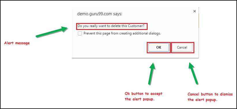 Alert & Popup Handling in Selenium WebDriver