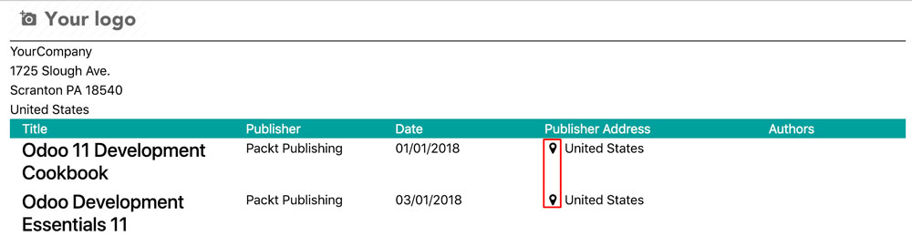 Odoo 12开发之报表和服务端 QWeb