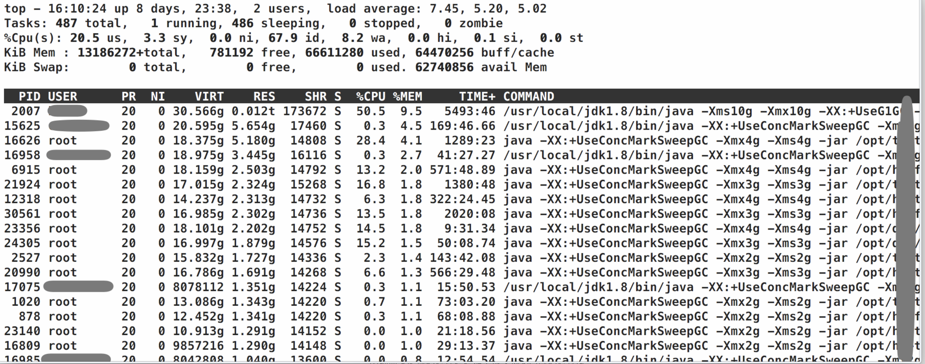 Java运行状态分析2：获取线程状态及堆栈信息 