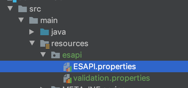ESAPI配置文件