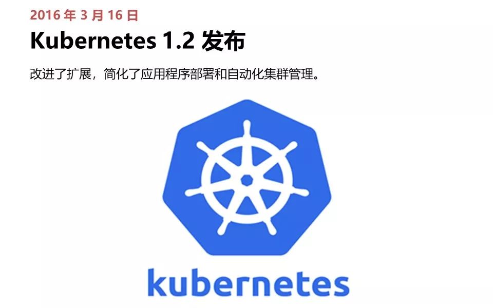 Kubernetes 极简史 