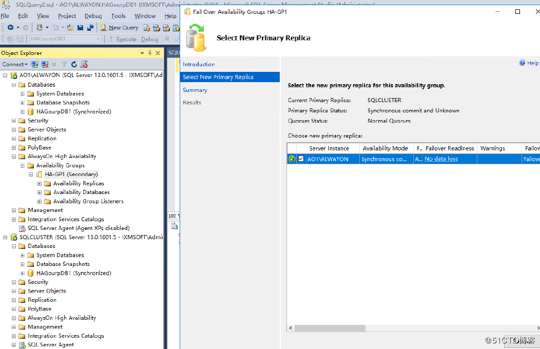 Failover + ALwaysOn