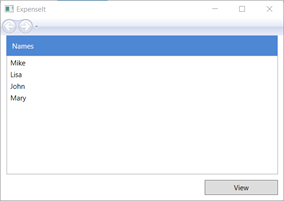ExpenseIt 示例屏幕快照