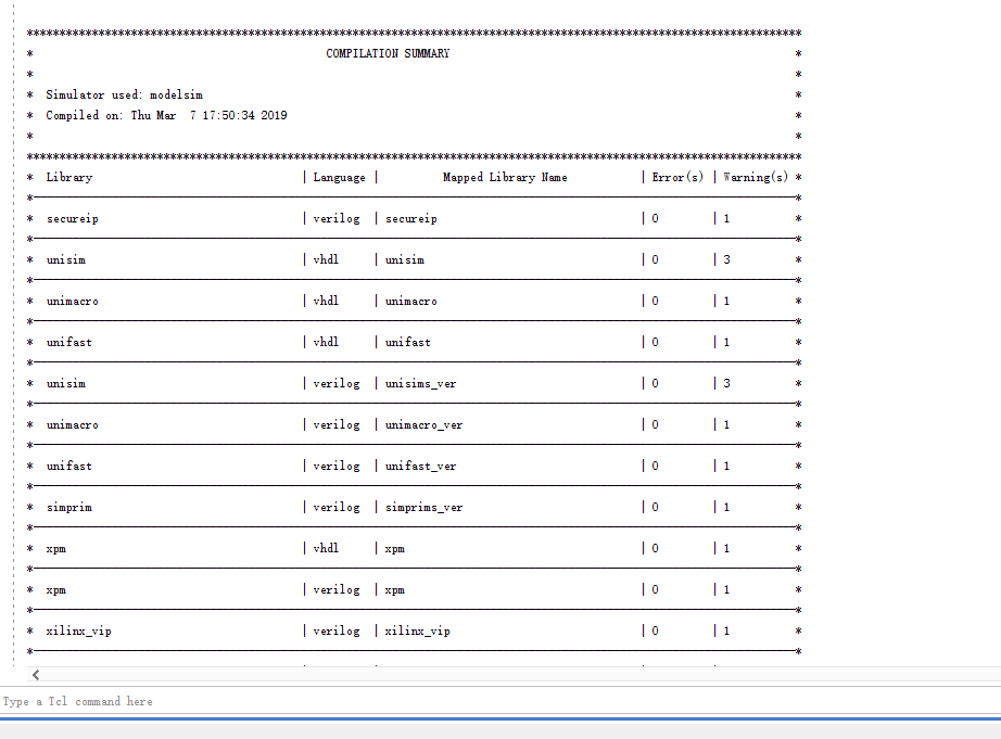 vivado2018.3 与 modelsim联合仿真 