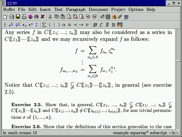 GNU TeXmacs 1.99.8 发布，所见即所得科学编辑器