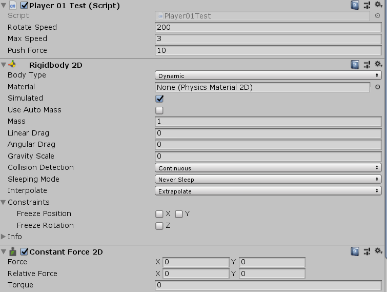 unity2D 船只型物体驱动的实现 