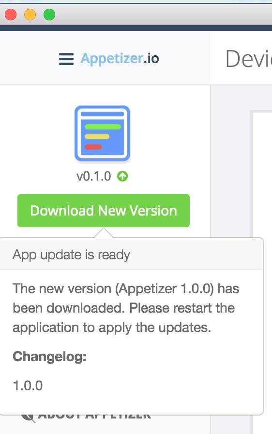 Appetizer 移动开发 DevOps 平台 1.0.0 发布 