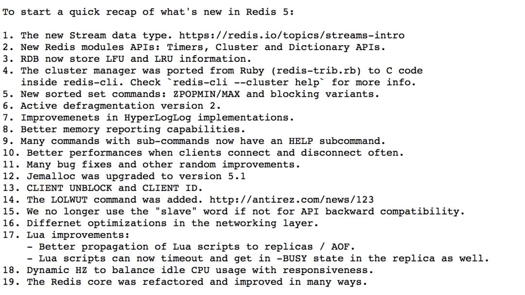 Redis 5.0正式发布，新特性一览 