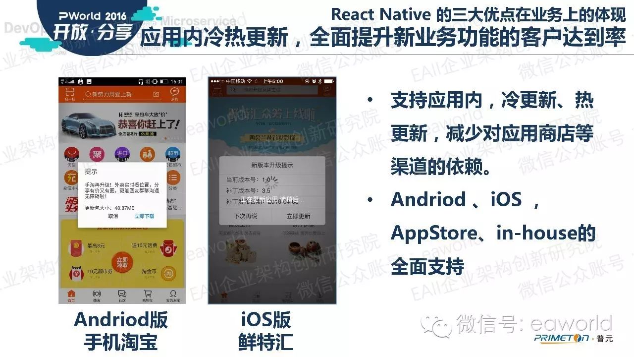 React Native 移动技术在企业架构的应用 