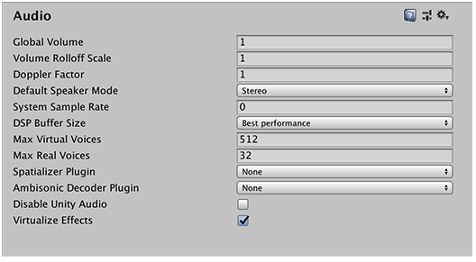 Unity Glossary 