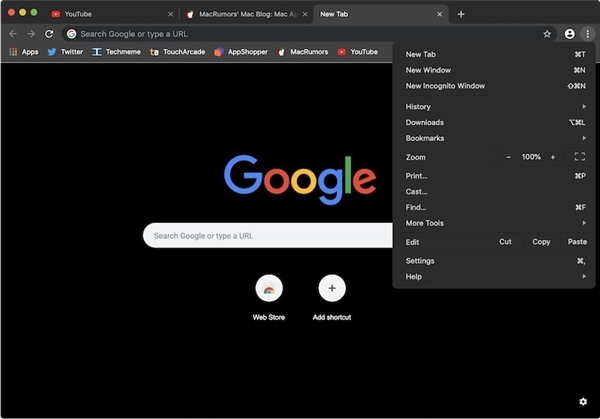 Windows 10 平台的 Chrome 暗色模式正在开发中