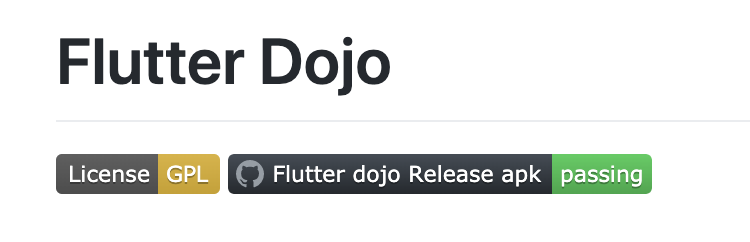Flutter Dojo设计之道——利用Github打造完善的开源项目 
