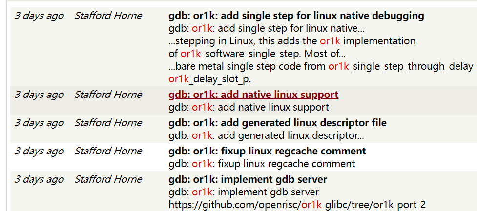 GDB 调试器在 Linux 上添加对 OpenRISC 的原生支持
