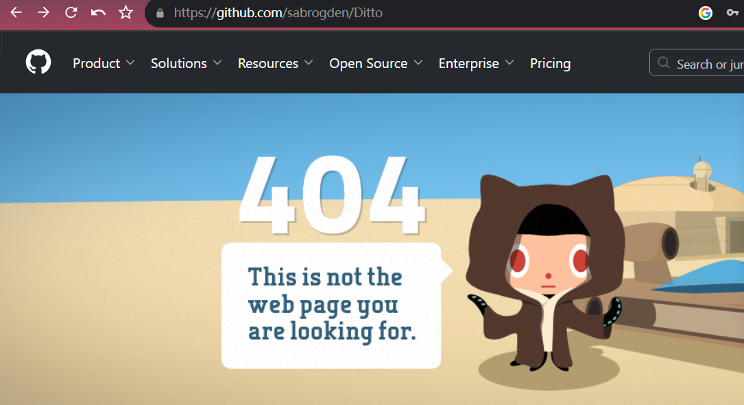开源剪贴板工具 Ditto “删库”，GitHub 主页显示 404
