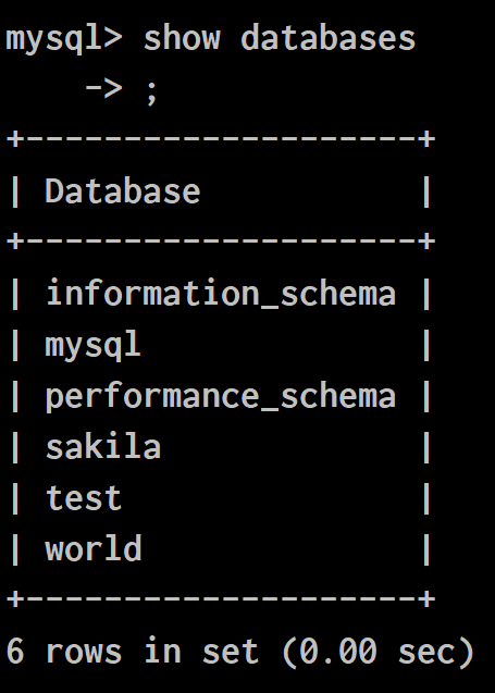 mySQL初学者一些最常用的命令行 