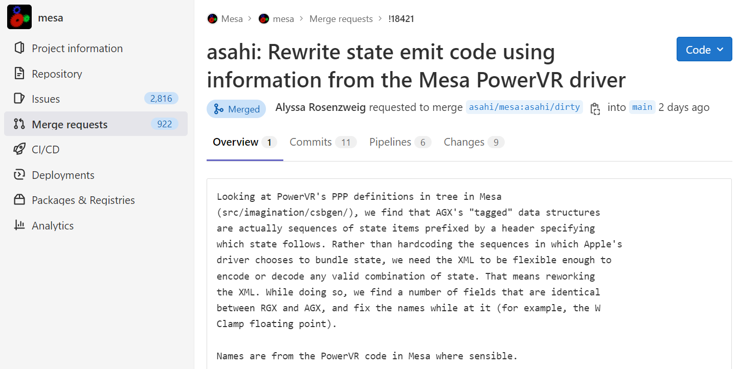 Apple M1/M2 与 PowerVR 图形存在诸多相似之处