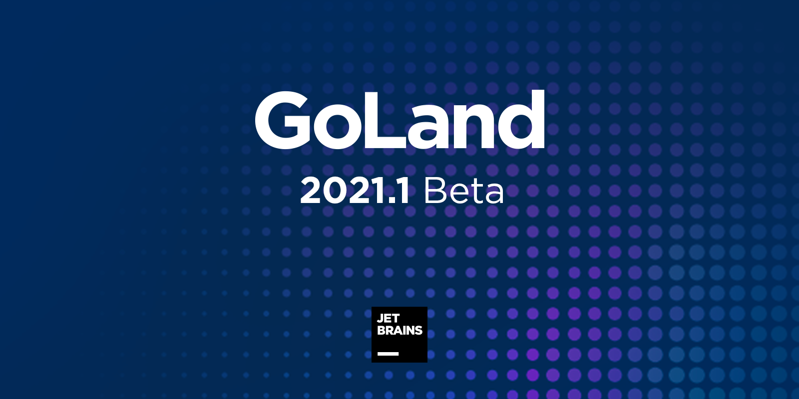GoLand 2021.1 Beta 发布