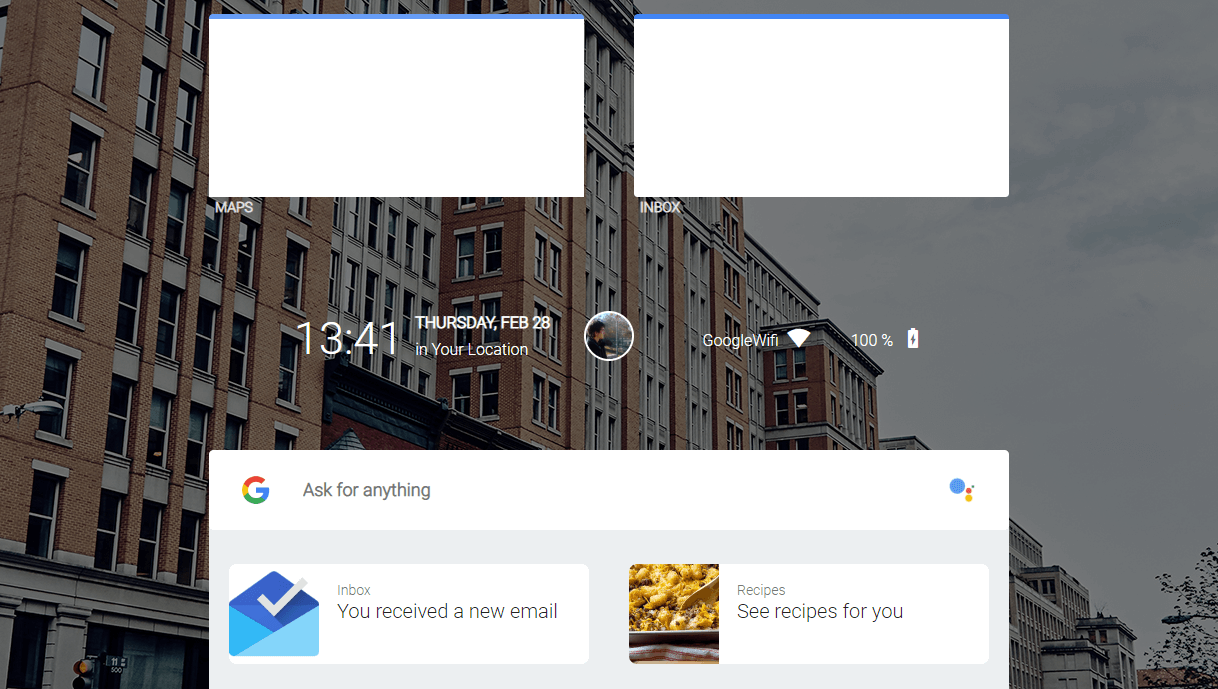 Armadillo – Fuchsia OS用于移动设备的图形用户界面:主屏幕上作为Windows的应用程序