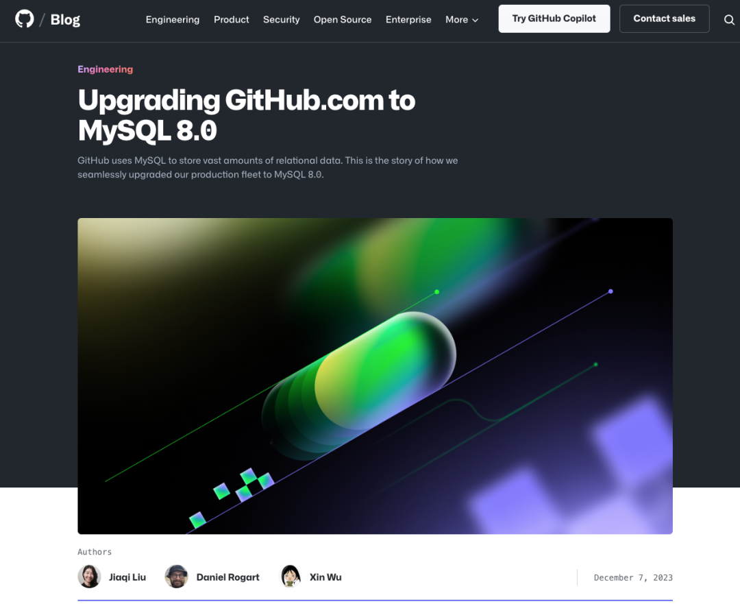 GitHub 是如何从 MySQL 5.7 升级到 8.0 的