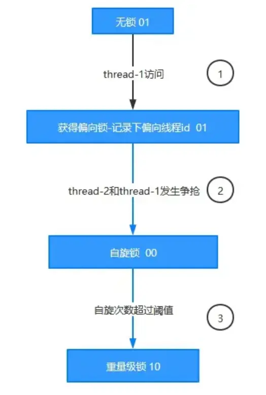 Sychronized的锁升级过程是怎样的