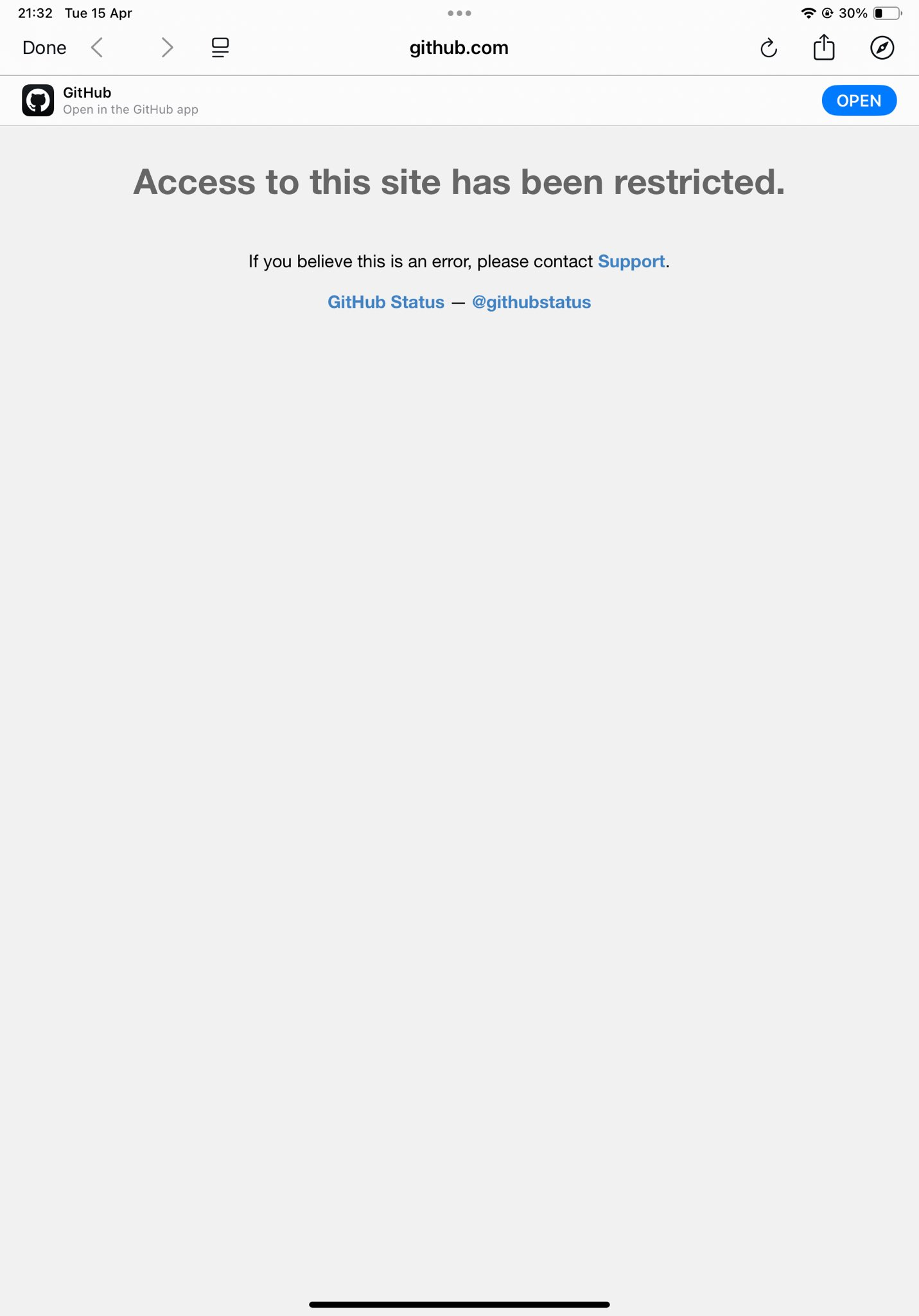 GitHub 更改配置导致 Safari 用户无法访问 - OSCHINA - 中文开源技术交流社区