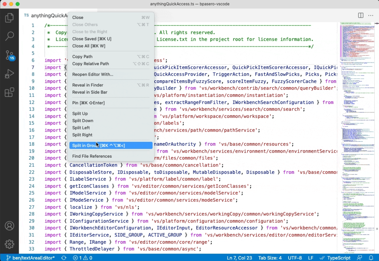 Visual Studio Code 1.61 发布