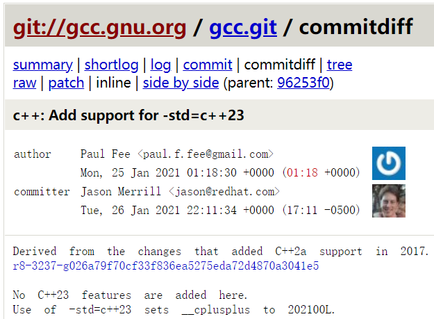 GCC 11 将支持使用“-std=c++23” - OSCHINA - 中文开源技术交流社区