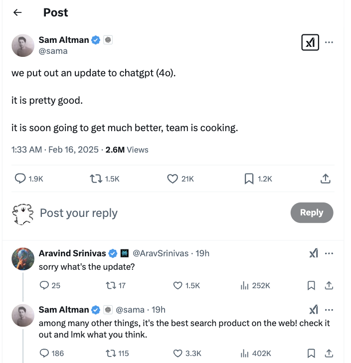 OpenAI 对 GPT-4o 模型进行更新