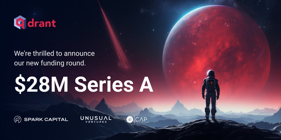 开源向量数据库 Qdrant 融资 2800 万美元