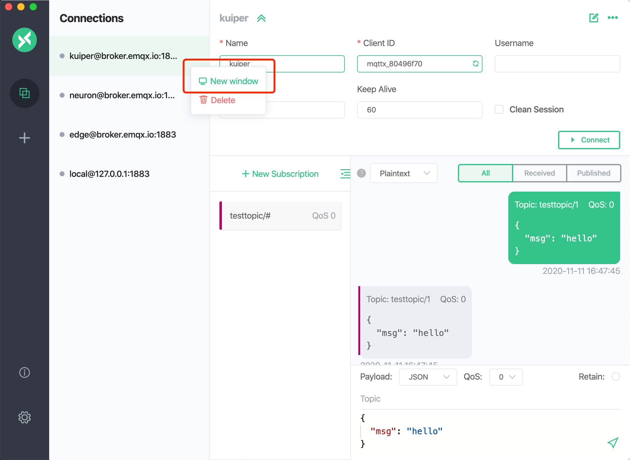 MQTT X v1.4.0 正式发布 