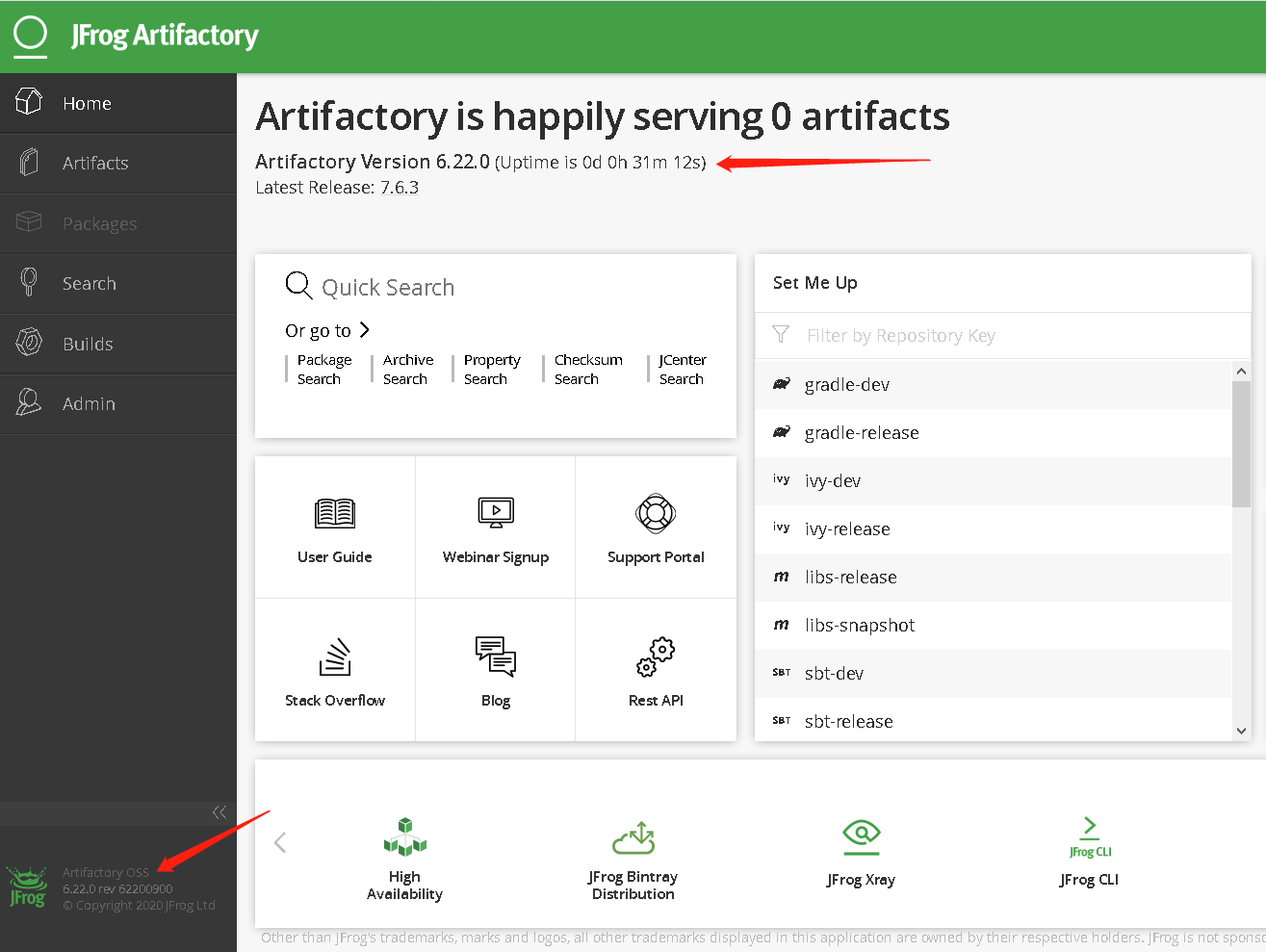 Ubuntu JFrog Artifactory 安装配置 