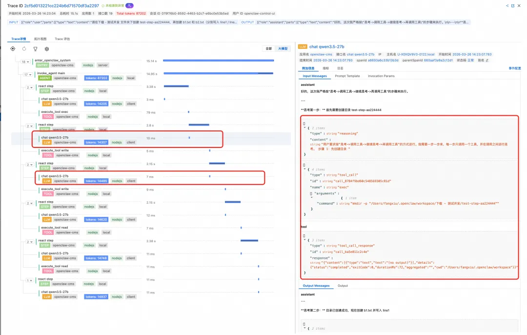 当你的 Agent 会“多轮思考”，Trace 却还停留在单轮：阿里云 CMS OpenClaw 可观测插件升级 - OSCHINA - 中文 ...