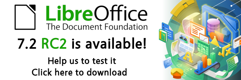 LibreOffice 7.2 RC2 发布，开源办公套件