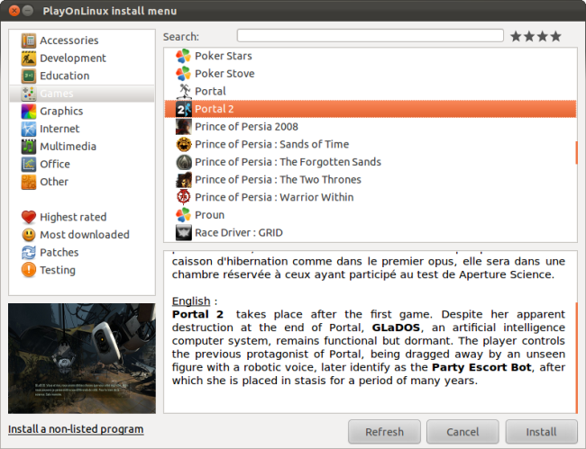 PlayOnLinux在Linux上轻松安装Windows游戏和软件 