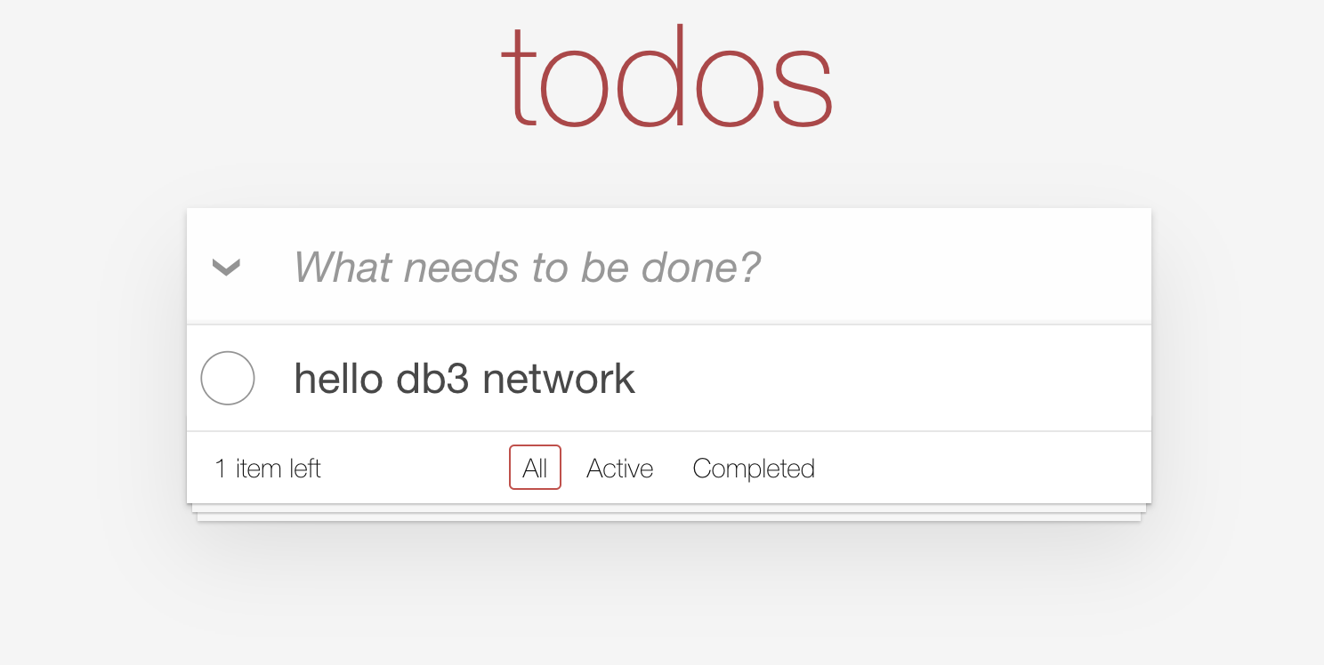 去中心化的数据库是什么意思,自带 CURD TodoMVC Demo 去中心化数据库 DB3 Network v0.2.11发布