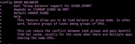 阿里巴巴关于 Linux 内核调度器的提案：Group Balancer