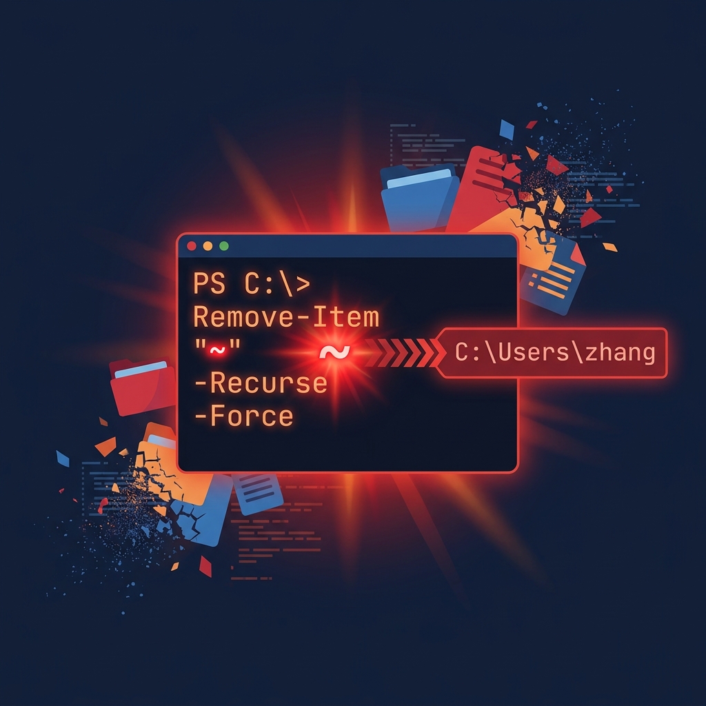 PowerShell 波浪号陷阱：引号并不能阻止  被展开为家目录