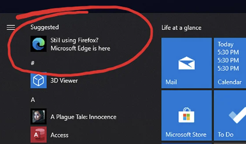 微软再出“奇招”，着手干预 Windows 用户下载 Chrome 浏览器