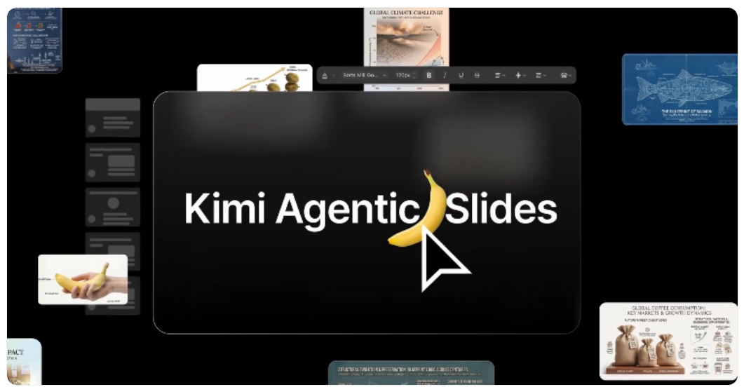 Kimi 推出基于 Google Nano Banana Pro 的 AI 幻灯片生成器