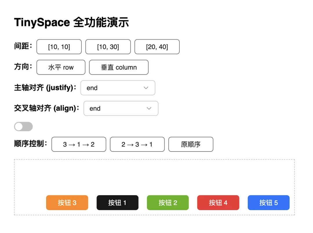 适配多场景布局！TinySpace 组件上线，弹性 + 间距全 hold 住