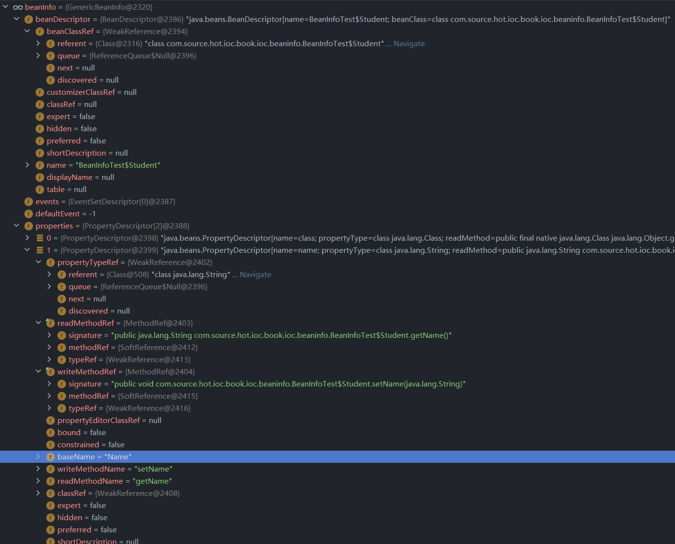 JavaBeanInfo 和 Spring 之间的关系