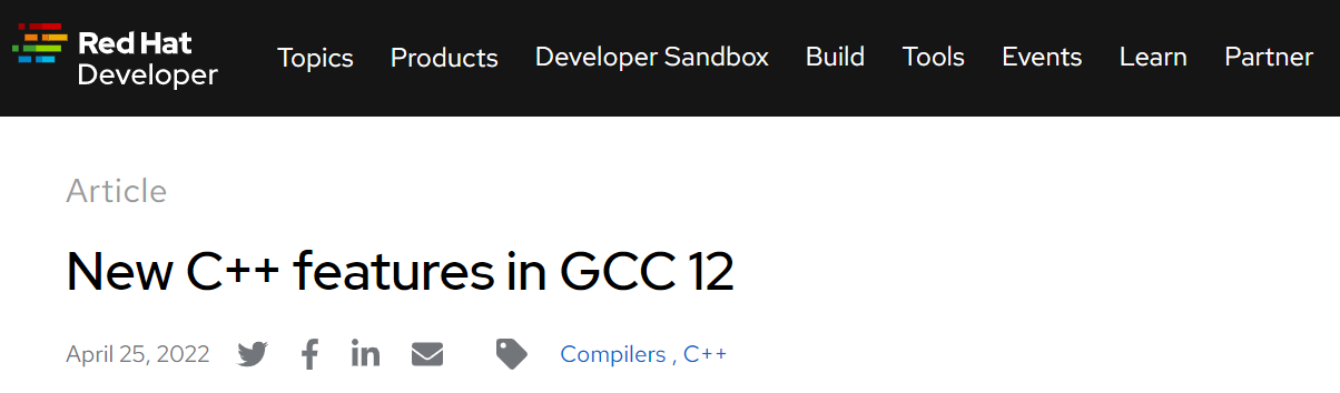 GCC 12 引入了更多面向 C++23 的实现