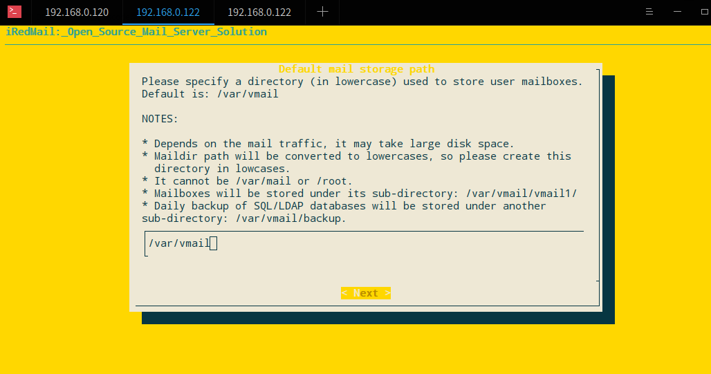 指定存储邮箱路径 指定存储邮箱路径