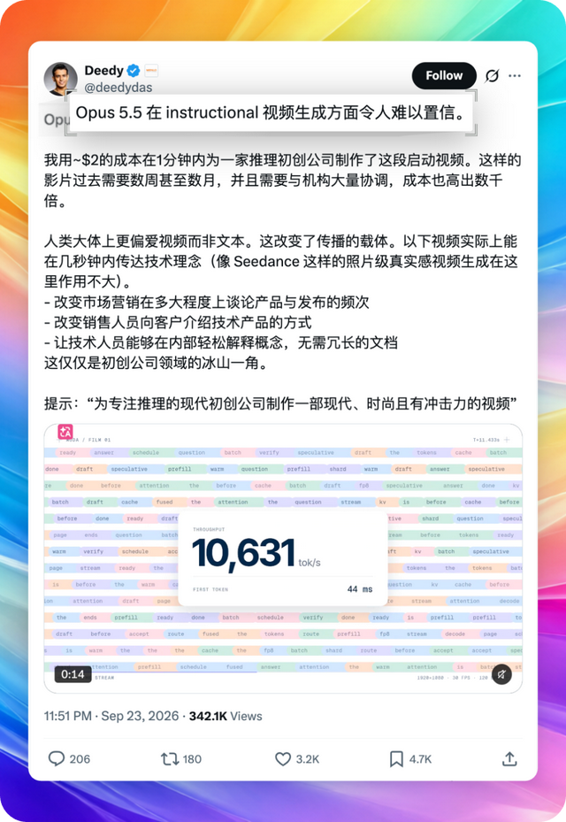 一句话生成产品介绍片的案例