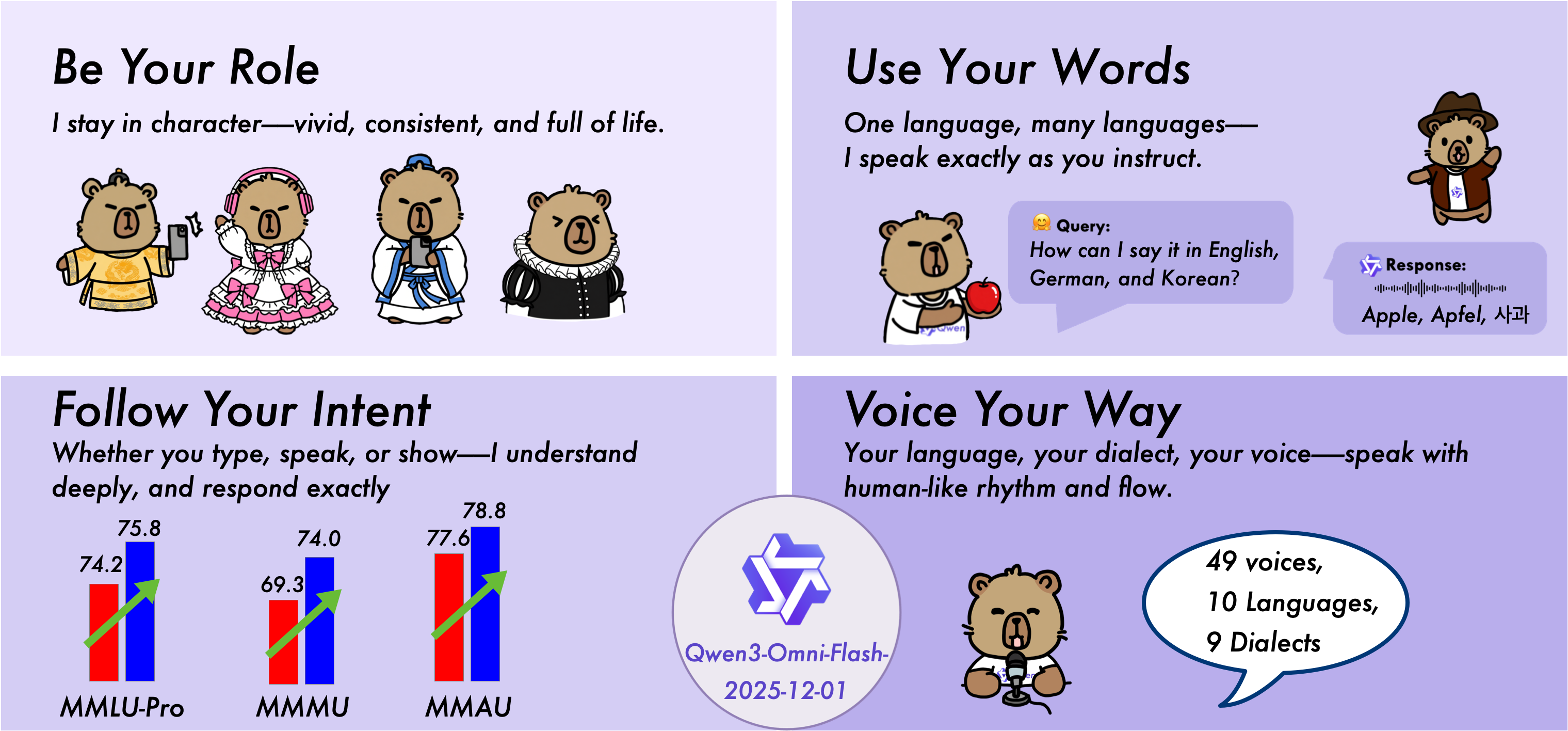 阿里通义发布 Qwen3-Omni-Flash-2025-12-01