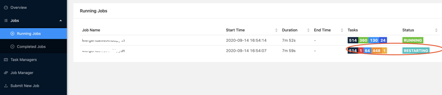 Flink管理平台页面